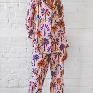 PRINT FRESH Monkey Business Pajama Set Wms Size xs ($ 148 value)